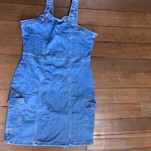 Target jean dress with pockets